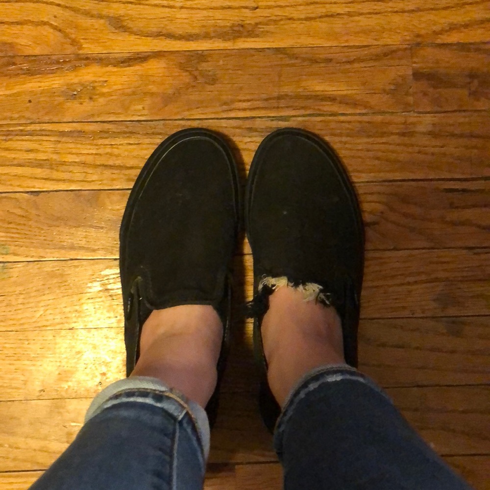Black Van Slip-ons